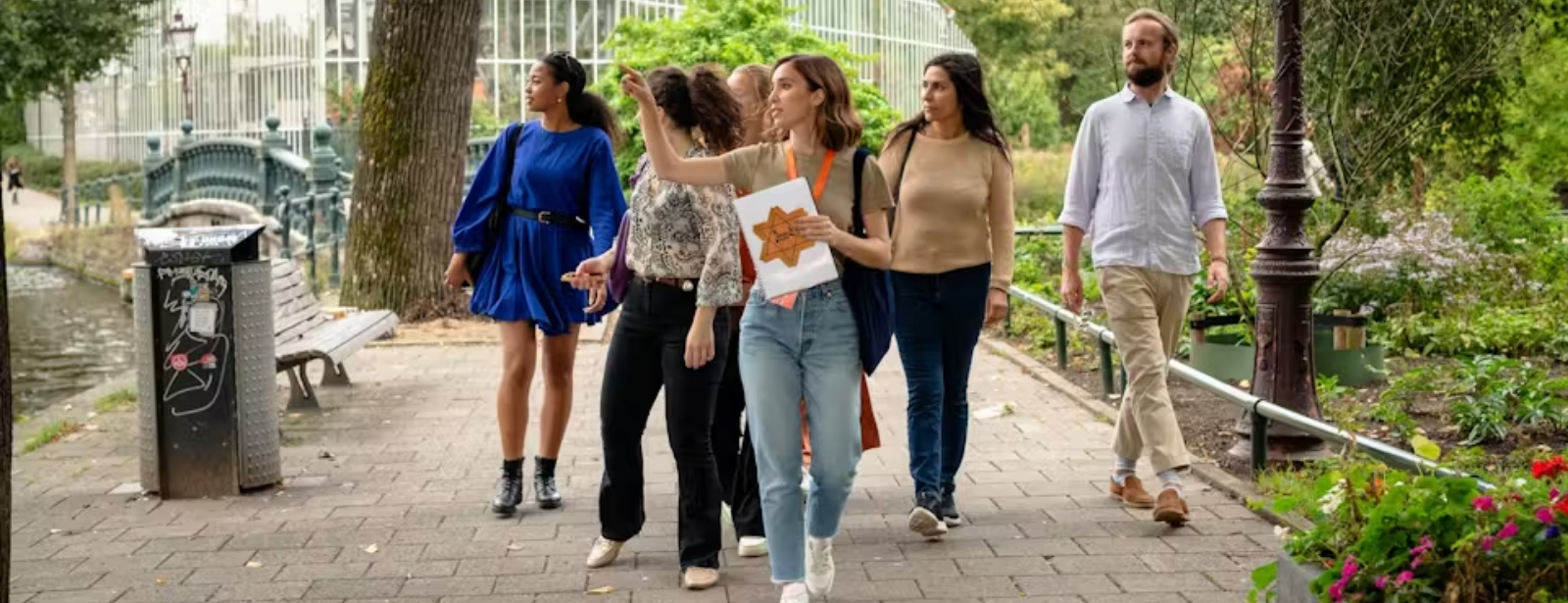 جولة مع مرشد في متحف آن فرانك وحي اليهود