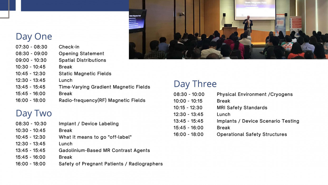 Advanced MRI safety seminar in Dubai in Dubai: Gallery Photo n08kev