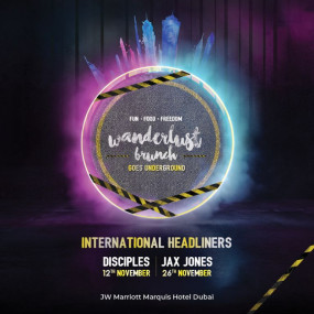 3dkkbe استديو الصور :دبي في Wanderlust Brunch Goes Underground with Jax Jones in Dubai