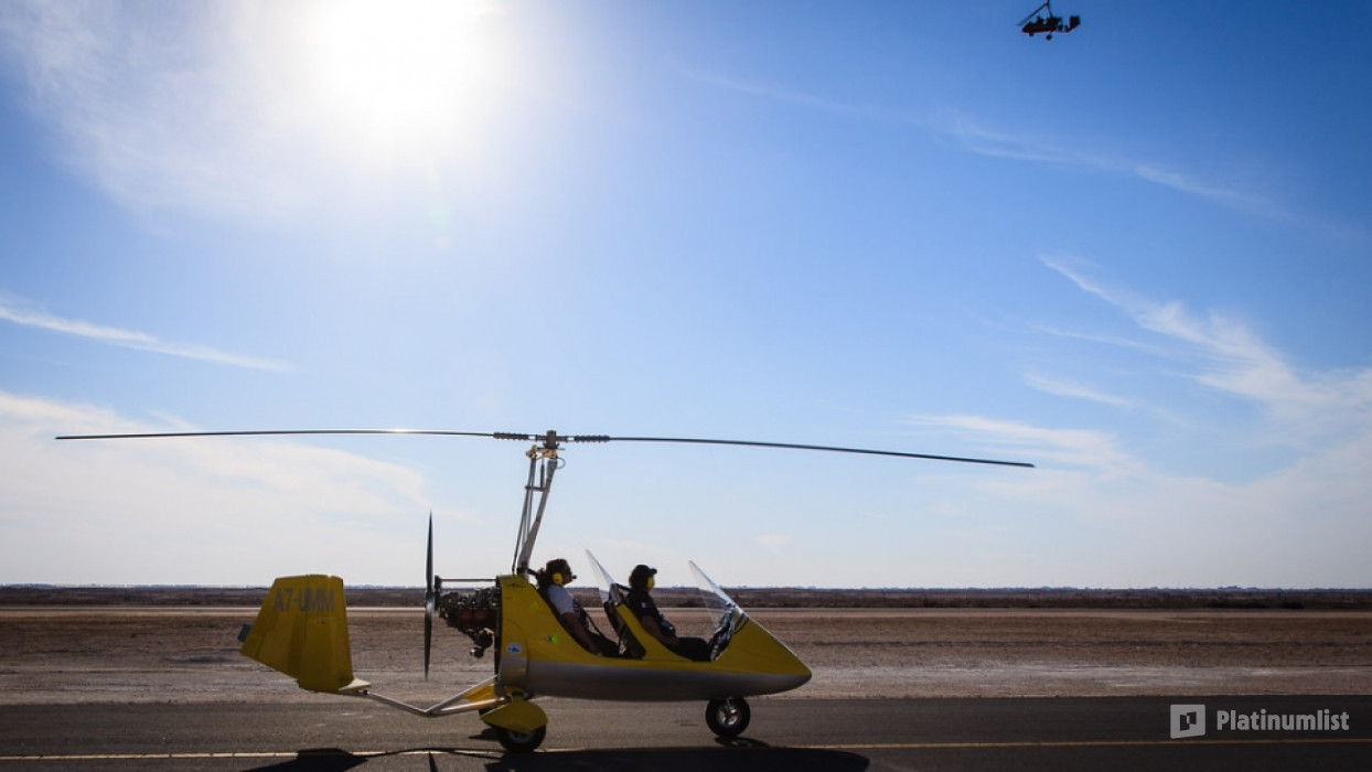 Flying On a Gyrocopter Around Al Khor in Doha : Galerie de photos n28bkk Flying On a Gyrocopter Around Al Khor in Doha : Galerie de photos n28bkk