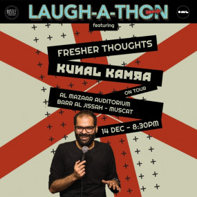Laughathon - Fresher Thoughts by Kunal Kamra in Oman in Muscat : Galerie de photos nk00q3