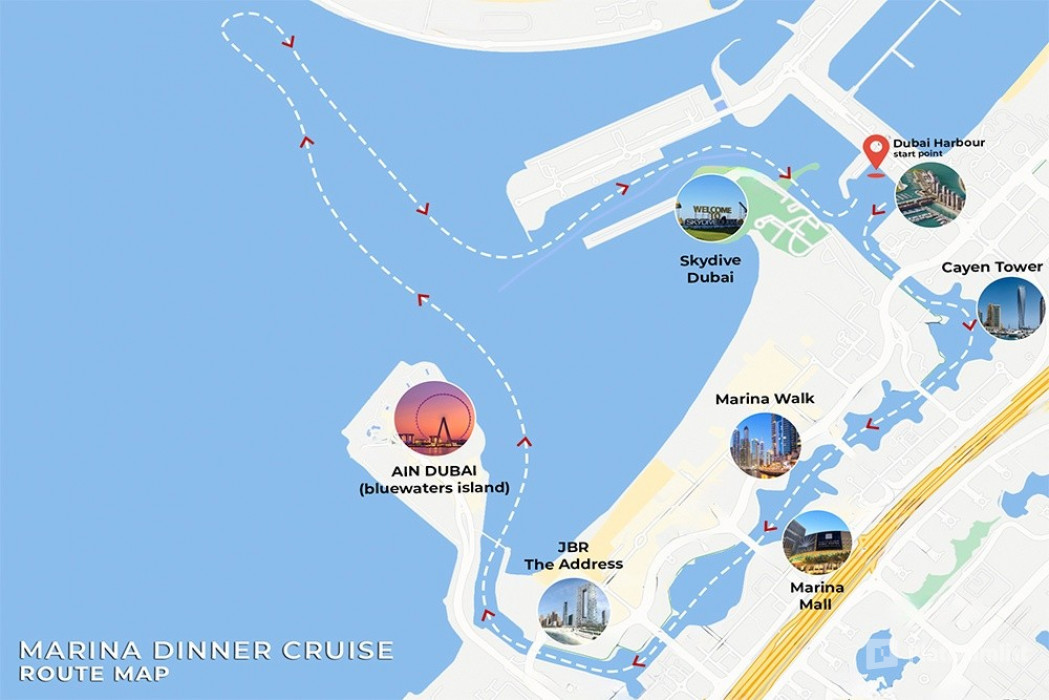 z91v9m استديو الصور :دبي في رحلة عشاء بحرية فاخرة على متن مركب شراعي في مرسى دبي مارينا