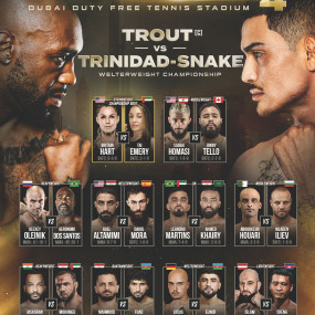 3rw59v استديو الصور :دبي في بطولة الفنون القتالية BKFC في دبي برعاية من رابطة المقاتلين العالمية دبليو إل أف