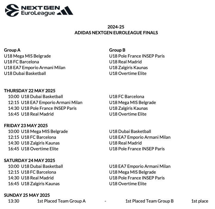 2025 Adidas NextGen Euroleague Finals in Abu Dhabi in Abu Dhabi : Galerie de photos n6992x 2025 Adidas NextGen Euroleague Finals in Abu Dhabi in Abu Dhabi : Galerie de photos n6992x