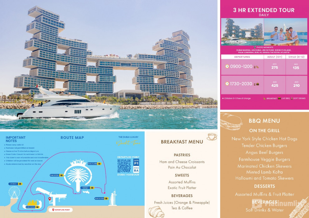 3 Hour Yacht Tour in Dubai Marina with Breakfast or BBQ in Dubai: Gallery Photo 3bjjy5 3 Hour Yacht Tour in Dubai Marina with Breakfast or BBQ in Dubai: Gallery Photo 3bjjy5