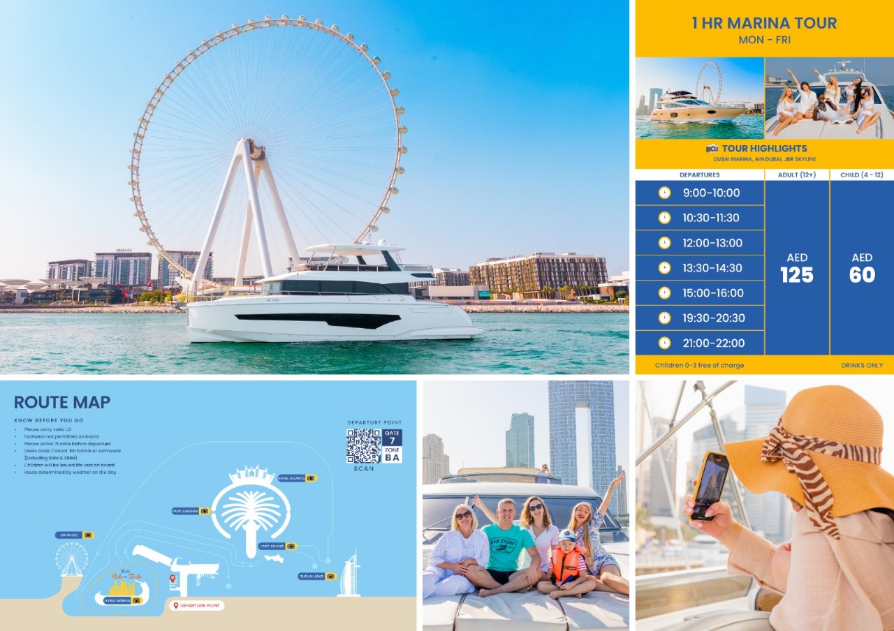 Photo de 1 Hour Marina Yacht Tour dans Dubai : Galerie Photo zw66qb