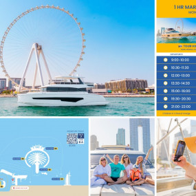 1 Hour Marina Yacht Tour in Dubai : Galerie de photos zw66qb