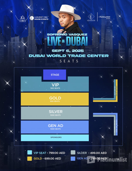 Sofronio Vasquez Live in Dubai World Trade Center in Dubai: Gallery Photo 3pjvw8