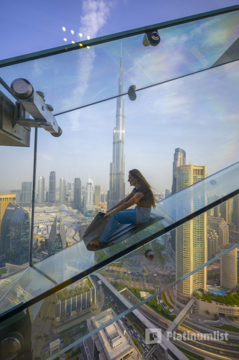 n69509 استديو الصور :دبي في تذاكر سكاي فيوز مع المزلقة الزجاجية