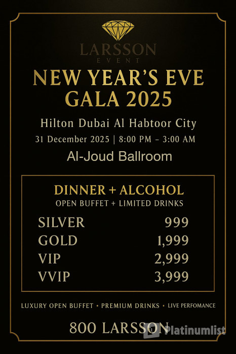Larsson Events – New Year’s Eve Gala 2025 in Dubai : Galerie de photos nkeg7q