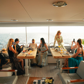 Photo from Sunseeker Superyacht Experience with Gourmet Dining,Premium Drinks & Live Music in Dubai: Gallery Photo zodq10