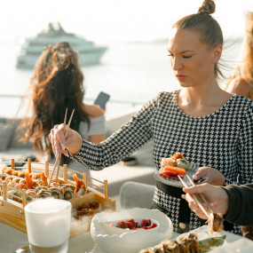 Photo from Sunseeker Superyacht Experience with Gourmet Dining,Premium Drinks & Live Music in Dubai: Gallery Photo 3j5pyq
