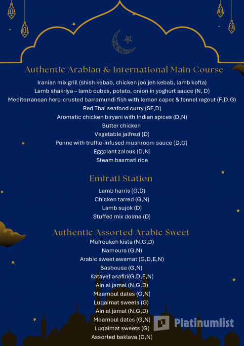 The QE2 Iftar & Suhoor: Under the Stars in Dubai in Dubai: Gallery Photo z9491m