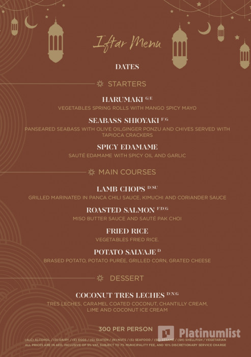 Iftar Experience at Salvaje in Dubai: Gallery Photo n2646q