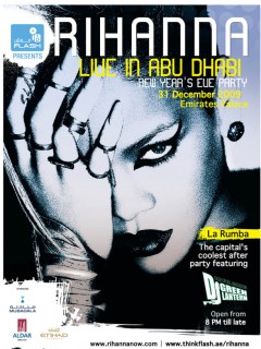 Rihanna Live in Abu Dhabi - New Year's Eve Party