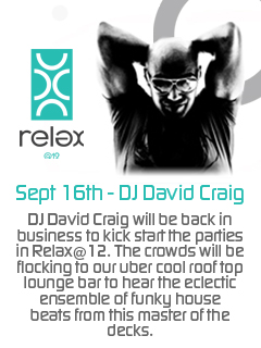 DJ David Craig @ relax