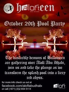 Halofteen Pool party – 29th October Halofteen Pool party – 29th October