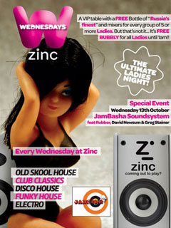 The Ultimate Ladies Night @ Zinc
