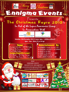 Ennigma Events presents The Christmas Fayre 2010 Ennigma Events presents The Christmas Fayre 2010