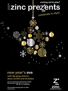 New Year’s Eve at Zinc!