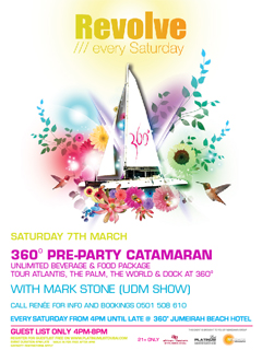 ReVoLvE @ 360º ... Catamaran ... with Mark Stone
