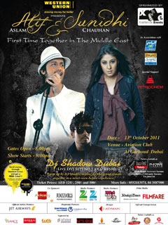 Atif Aslam and Sunidhi Chauhan LIVE in concert