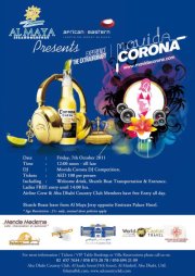 Al Maya Island presents: MOVIDA CORONA BEACH PARTY & DJ COMPETITION!!!!