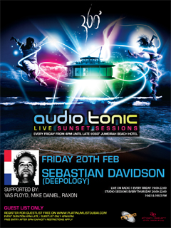audio tonic 'LIVE' sunset sessions