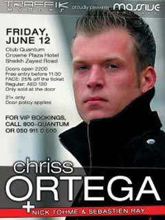 Traffik Presents ...:: CHRISS ORTEGA Traffik Presents ...:: CHRISS ORTEGA