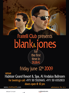 Fratelli Club presents Blank & Jones