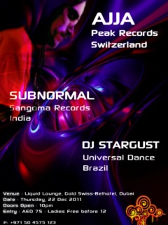 RAVELATIONS Presents AJJA (Peak Records, Switzerland) | Subnormal | DJ Stargust