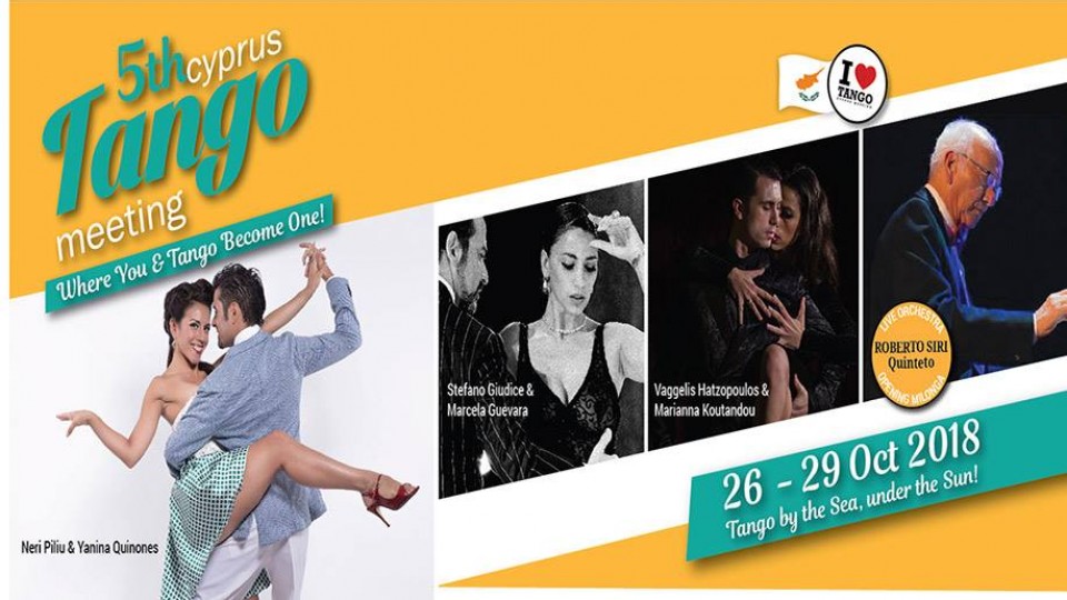 5th Cyprus Tango Meeting *** 26th – 29th October 2018 ***