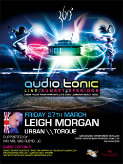 audio tonic 'LIVE' presents Leigh Morgan