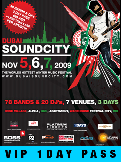 Dubai Sound City VIP Nov 5th Dubai Sound City VIP Nov 5th