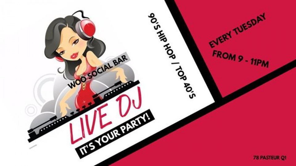 90's Hip Hop Night - Tuesdays at Woo