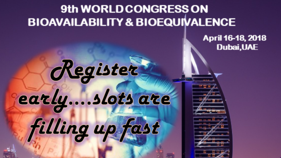 9th World Congress on Bioavailability and Bioequivalence