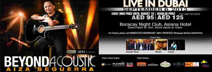 AIZA SEGUERRA LIVE IN DUBAI!