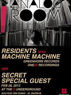 Analog Room with the Residents & Secret Special Guest @ The Q Underground. Feb 28th, 2013 Analog Room with the Residents & Secret Special Guest @ The Q Underground. Feb 28th, 2013