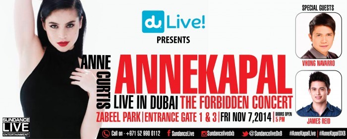 Anne Curtis "AnneKapal" Live in Dubai - CANCELED