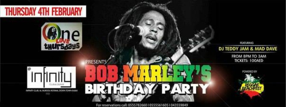 BOB MARLEY Birthday Party