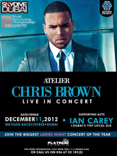 CHRIS BROWN Live in Concert ATELIER