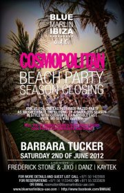COSMO BEACH PARTY@ Blue Marlin ibiza UAE- SEASON CLOSING