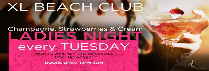 Champagne, Strawberries & Cream Ladies Night