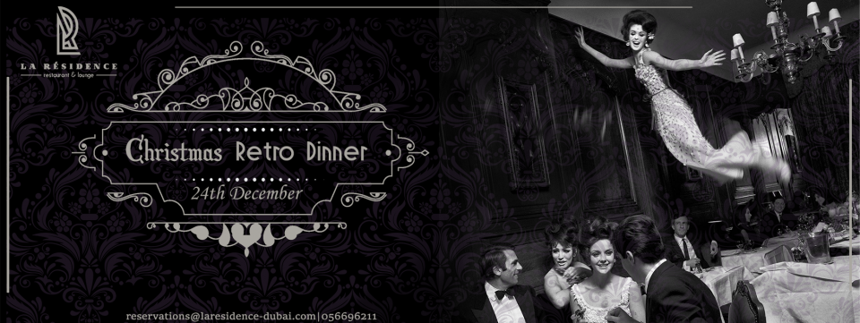 Christmas Retro Dinner at La Residence