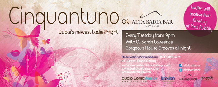 Cinquantuno Ladies Night at Alta Badia Bar
