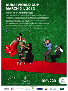 DUBAI WORLD CUP 2012 (#DWC2012)