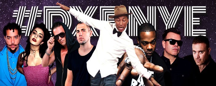 #DXBNYE with Pharrell Williams,  Dimitri Vegas, Busta Rhymes, Paul Oakenfold, Charli XCX, Sky Blu