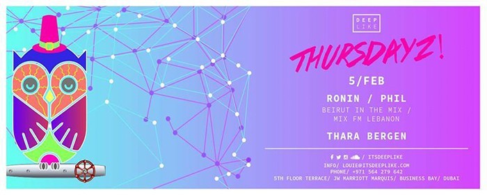 Deep Like Thursdayz! with Ronin / Phil, Thara Bergen