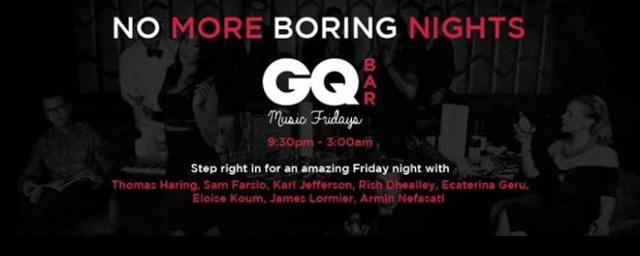 GQ Bar Music Fridays