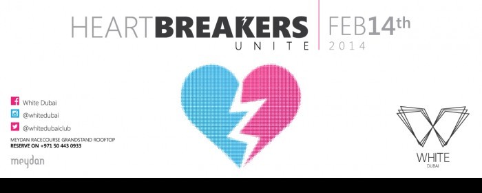 HEART BREAKERS UNITE WHITE DUBAI HEART BREAKERS UNITE WHITE DUBAI